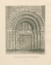 Tutbury Priory Kerk - Zuidportaal