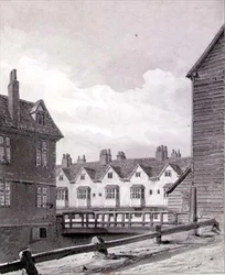 Uitzicht op de Folly bij Dockhead, Bermondsey
