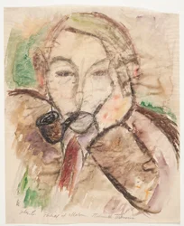 Portret van de schilder Helmuth Thomsen