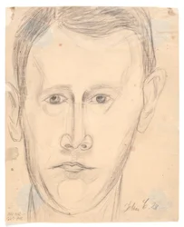 Zelfportret en face