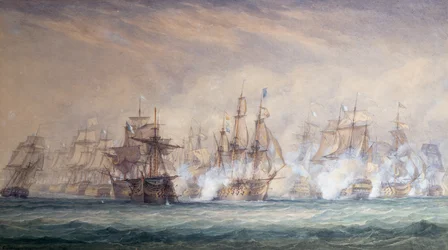 De Slag bij de Saintes