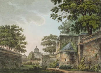 Interieur van de Fossen van de Bastille, 1809