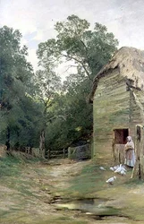 Een boerenerf in Surrey