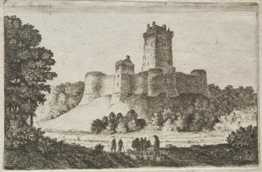 Borthwick Castle vanuit het Oosten
