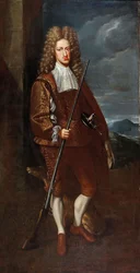 Portret van Karel II van Spanje in jachtkostuum, 1699