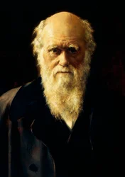 Portret van Charles Darwin