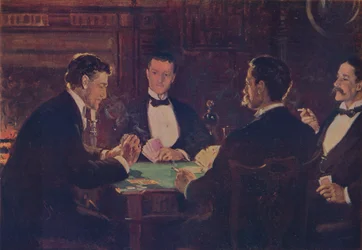 De whistspelers, ca. 1900, ca. 1915