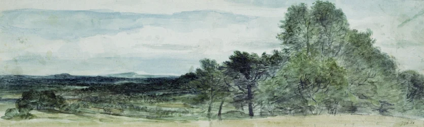 Een Uitzicht op Hursley, Hampshire, 1804