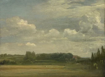 East Bergholt Common, Uitzicht richting de Pastorie, 18 augustus 1813