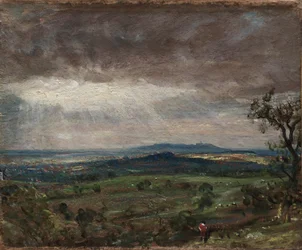 Hampstead Heath, kijkend naar Harrow