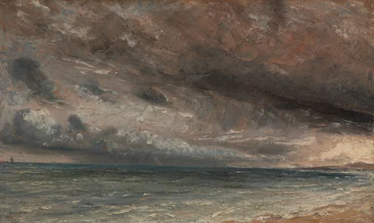 Stormachtige zee, Brighton