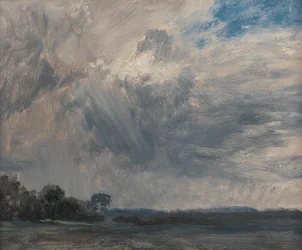 Studie van een bewolkte lucht