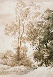 Bomen en herten, naar Claude