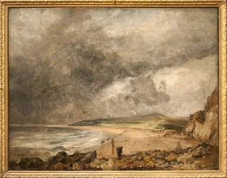 Weymouth Bay naderende storm