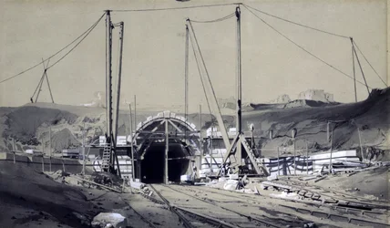 Primrose Hill Tunnel, april 1837