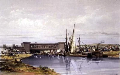 Spoorbrug over het Regent