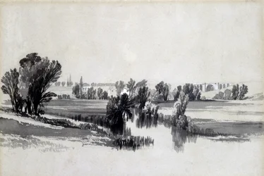 River Sowe, nabij Coventry, mei 1839