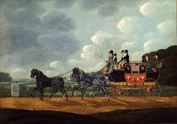 De Royal Mail Coach, Londen naar Birmingham