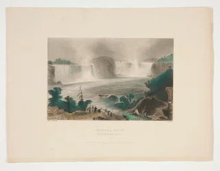 Niagara Falls (Vanuit Clifton House), illustratie voor Nathaniel Parker Willis