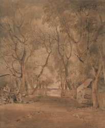 Ingang van Earlham Park, nabij Norwich