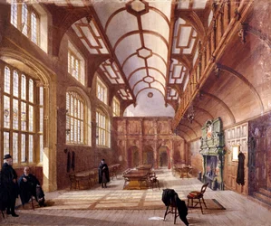 Interieur van Charterhouse, Londen, 1885