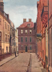Judge Jeffreys House, Delahay Street, Westminster, Londen, ca. 1880
