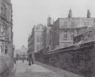 Verloren Londen: Passage in Spring Gardens van Trafalgar Square naar The Mall