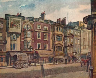 Nos 412-418 Strand, Westminster, Londen, 1887