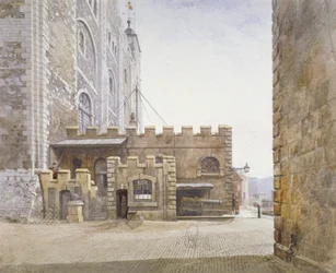 Ordnance Office aan de voet van de Witte Toren, Tower of London, Stepney, Londen