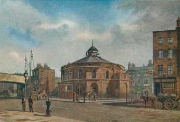 De Surrey Chapel, Blackfriars Road, nr. 196 Blackfriars Road, Southwark, Londen, 1881-1926