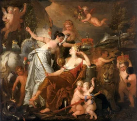 Een overleden Prinses die de Vrede verpersoonlijkte en de Glorie van Engeland bekroonde, reflecteerde op Europa
