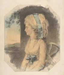 Miss Mary Cruikshank, enige zus van James Cruikshank, 1781