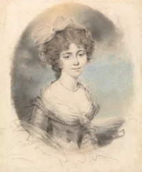 Portret van een Dame, Frontaal
