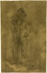 Staande jongen