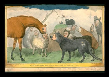 Buitengewone bijeenkomst van de leiders van de oppositie, 1835.