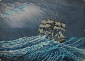 Een zeilschip, Eind 19e eeuw - midden 20e eeuw