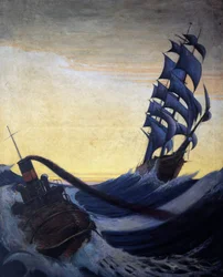 Het zeilschip 