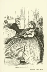 Illustratie voor Phineas Finn door Anthony Trollope