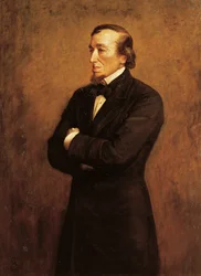Portret van Benjamin Disraeli, I Graaf van Beaconsfield
