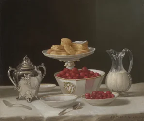 Stilleven met dessert, 1855