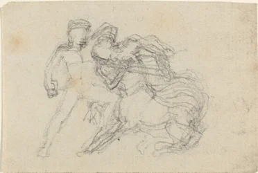 Strijd tussen man en centaur