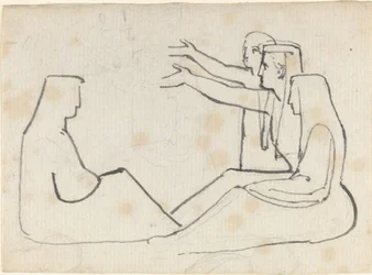 Vier Zittende Figuren