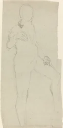 Mannelijke figuur in eigentijdse kleding