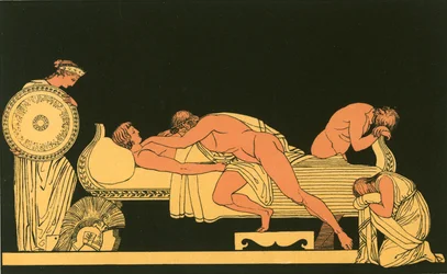 Thetis brengt het pantser naar Achilles