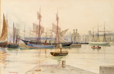 Dundee Docks met Walvisvaarders