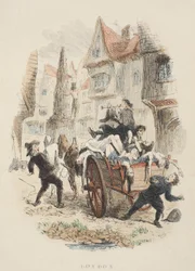 Titelpagina uit Old St. Pauls, door William Harrison Ainsworth