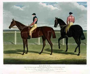 Rowton, de Winnaar van de Grote St. Leger Stakes in Doncaster