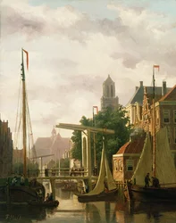 Een kanaal in Amsterdam