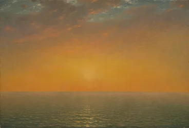 Zonsondergang op Zee