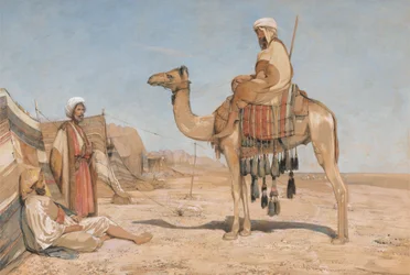 Een bedoeïenenkamp; of, Bedoeïenen Arabieren